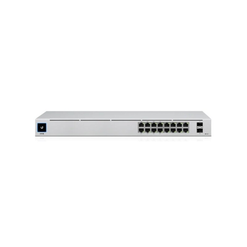 Ubiquiti UniFi USW-16-POE-EU switch di rete Gestito L2 Gigabit Ethernet (10 100 1000) Supporto Power over Ethernet (PoE) Grigio