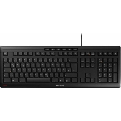 CHERRY STREAM KEYBOARD tastiera USB QWERTZ Ceco, Slovacco Nero