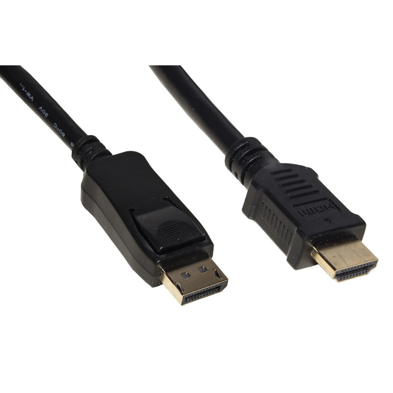 Link Accessori LKCDPH10 cavo e adattatore video 1 m DisplayPort HDMI Nero