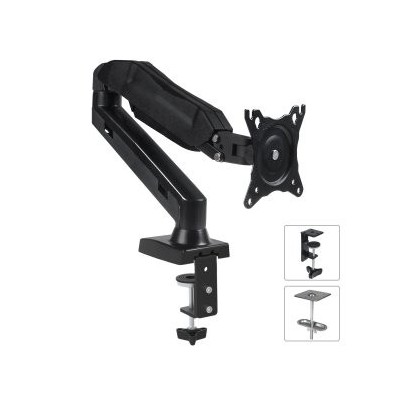 Maclean MC-860 supporto da tavolo per Tv a schermo piatto 68,6 cm (27") Nero Scrivania