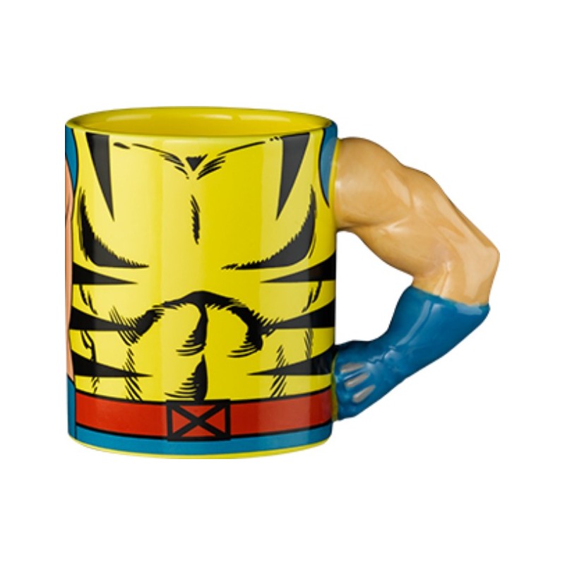 Exquisite Gaming Wolverine tazza Beige, Nero, Blu, Rosso, Giallo Universale 1 pz