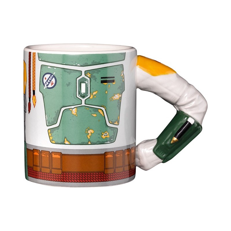 Exquisite Gaming Boba Fett tazza Marrone, Verde, Rosso, Bianco Universale 1 pz