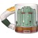 Exquisite Gaming Boba Fett tazza Marrone, Verde, Rosso, Bianco Universale 1 pz