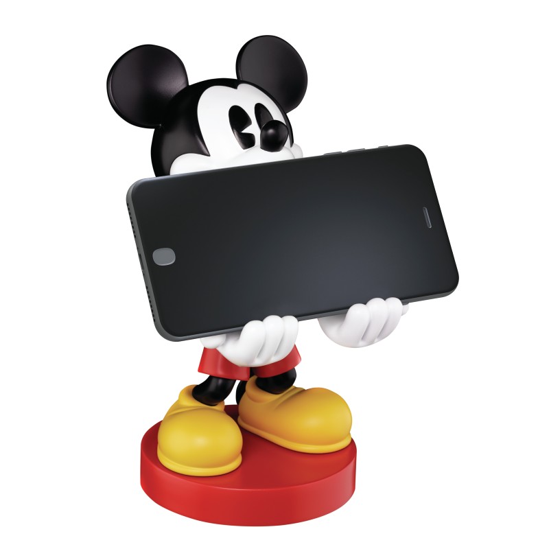 Exquisite Gaming Cable Guys Mickey Mouse Supporto passivo Controller per videogiochi, Telefono cellulare smartphone Nero,