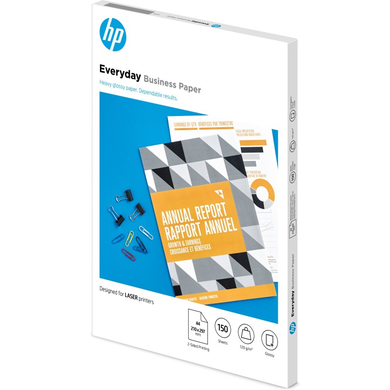 HP Carta lucida Everyday Business, 120 g m2, A4 (210 x 297 mm), 150 fogli