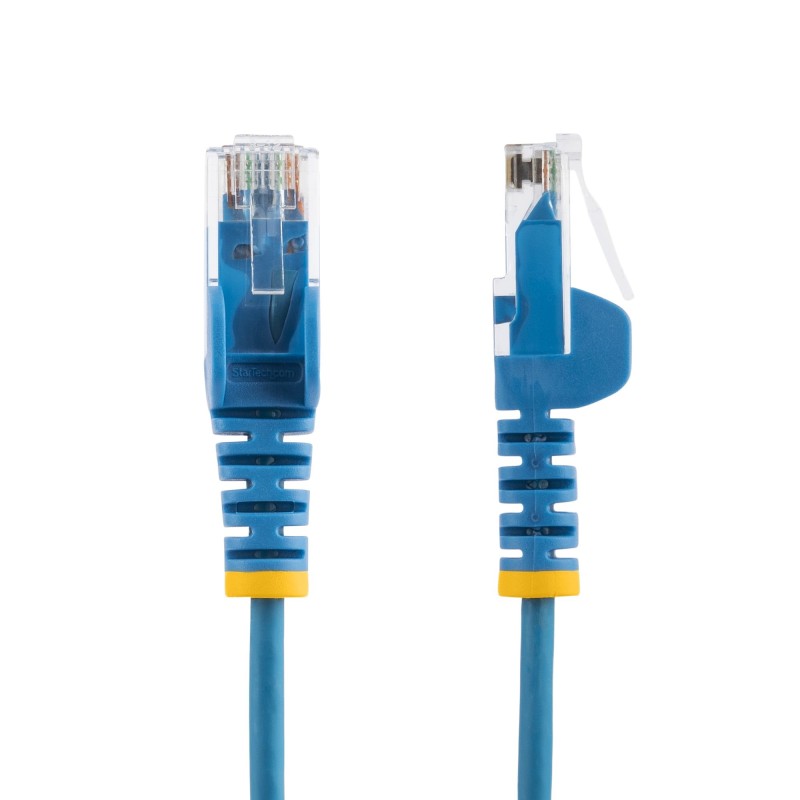 StarTech.com Cavo di Rete Ethernet Snagless CAT6 da 3m - Cavo Patch antigroviglio slim RJ45 - Blu