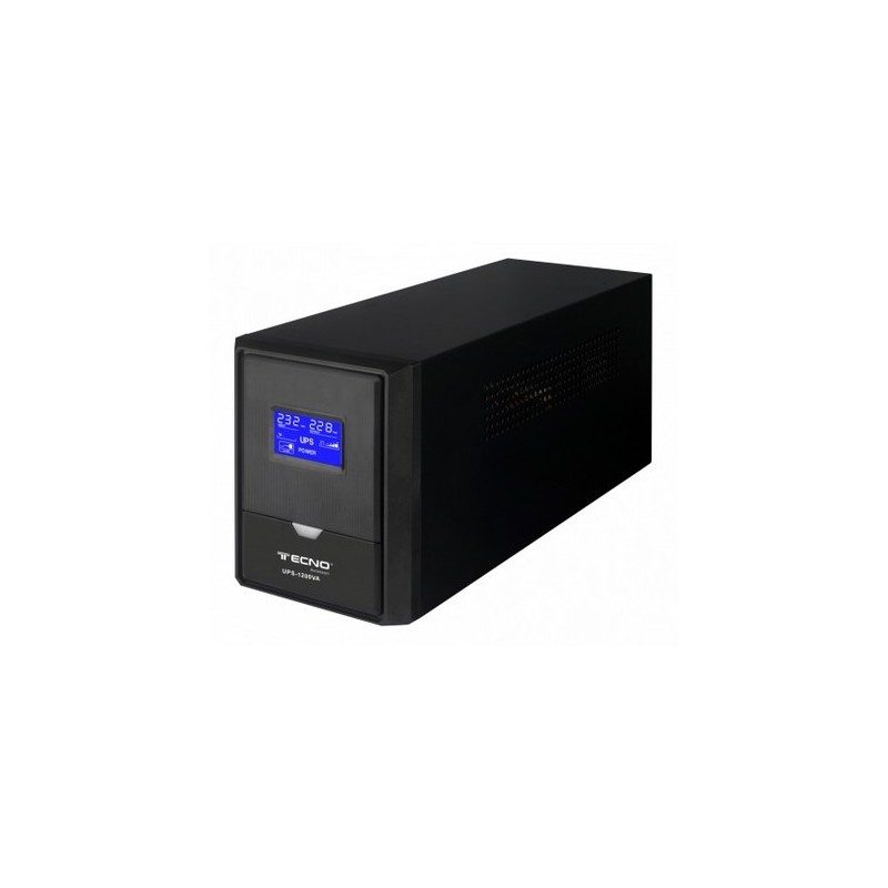 Tecno TC-800VA-LCD gruppo di continuità (UPS) 0,8 kVA 360 W 2 presa(e) AC