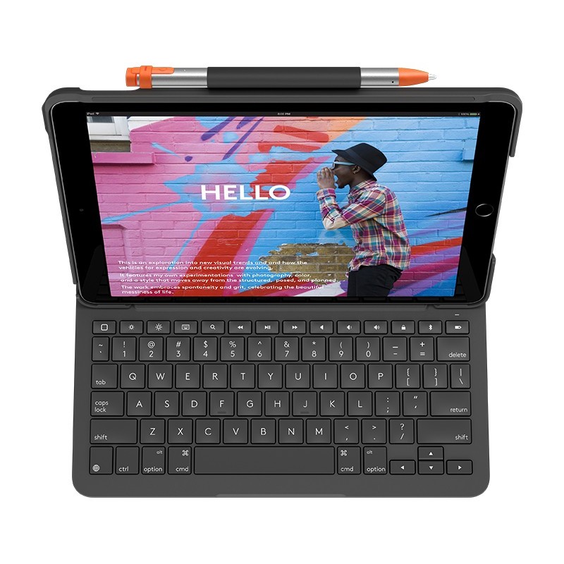 Logitech Slim Folio Grafite Bluetooth QWERTY Italiano