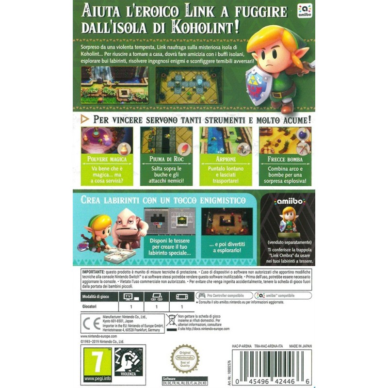 Nintendo The Legend of Zelda  Link's Awakening (SWI) Standard Nintendo Switch