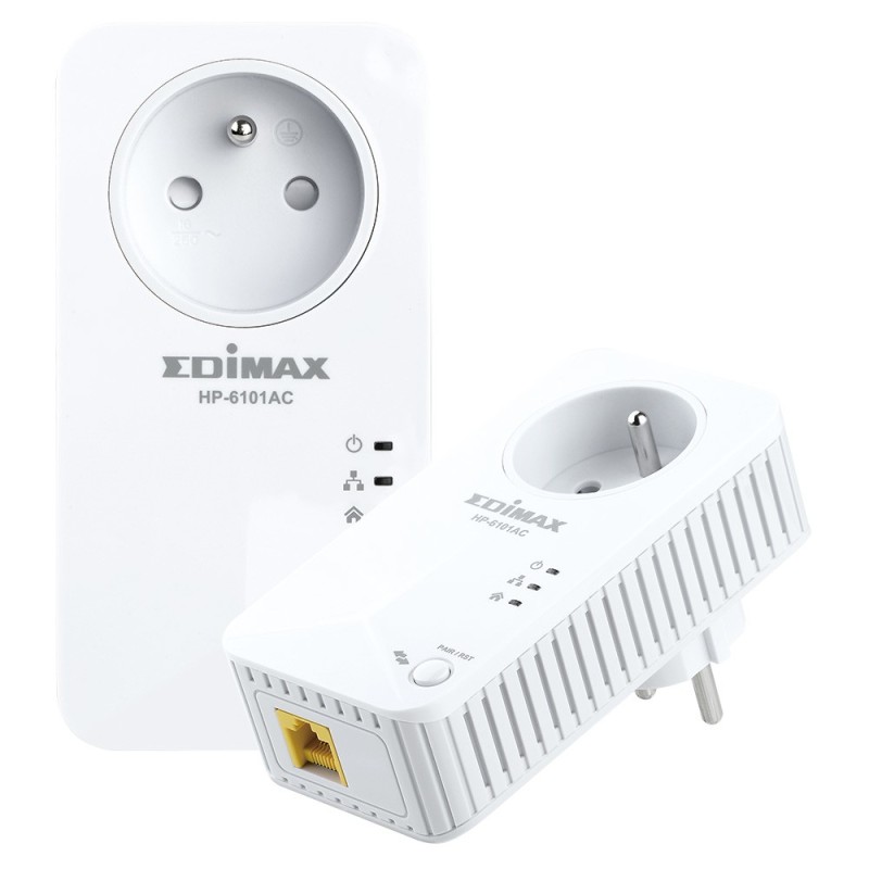 Edimax HP-6101ACK adattatore di rete PowerLine 600 Mbit s Collegamento ethernet LAN Bianco 5 pz