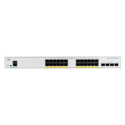 Cisco Catalyst C1000-24P-4X-L switch di rete Gestito L2 Gigabit Ethernet (10 100 1000) Supporto Power over Ethernet (PoE) Grigio