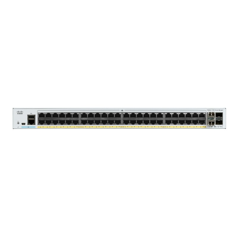Cisco Catalyst C1000-48FP-4G-L switch di rete Gestito L2 Gigabit Ethernet (10 100 1000) Supporto Power over Ethernet (PoE)