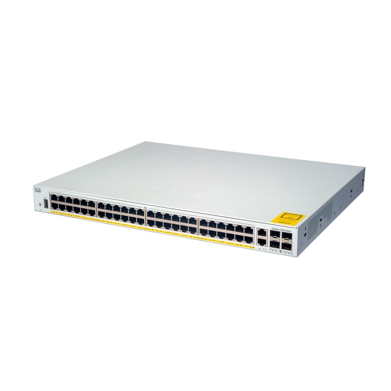 Cisco Catalyst C1000-48P-4G-L switch di rete Gestito L2 Gigabit Ethernet (10 100 1000) Supporto Power over Ethernet (PoE) Grigio