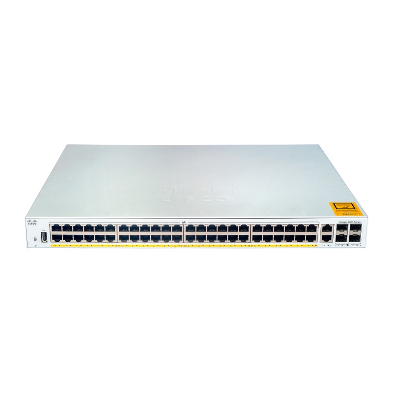 Cisco Catalyst C1000-48P-4G-L switch di rete Gestito L2 Gigabit Ethernet (10 100 1000) Supporto Power over Ethernet (PoE) Grigio