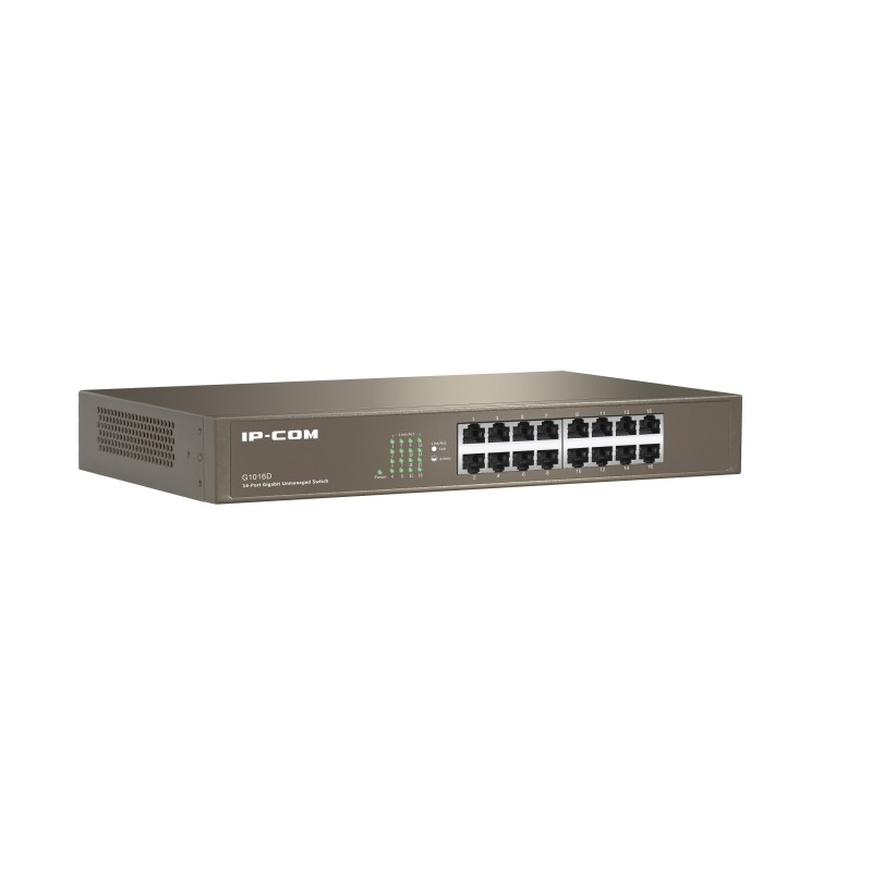 IP-COM Networks G1016D switch di rete Non gestito L2 Gigabit Ethernet (10 100 1000) 1U Bronzo