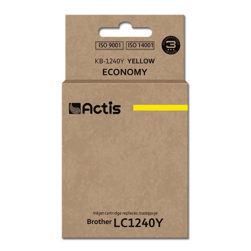 Actis KB-1240Y cartuccia d'inchiostro 1 pz Compatibile Resa standard Giallo