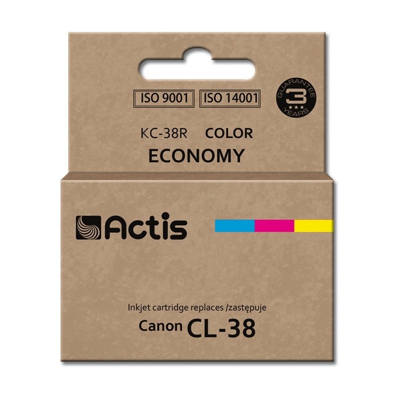 Actis KC-38R cartuccia d'inchiostro 1 pz Compatibile Resa standard Ciano, Magenta, Giallo