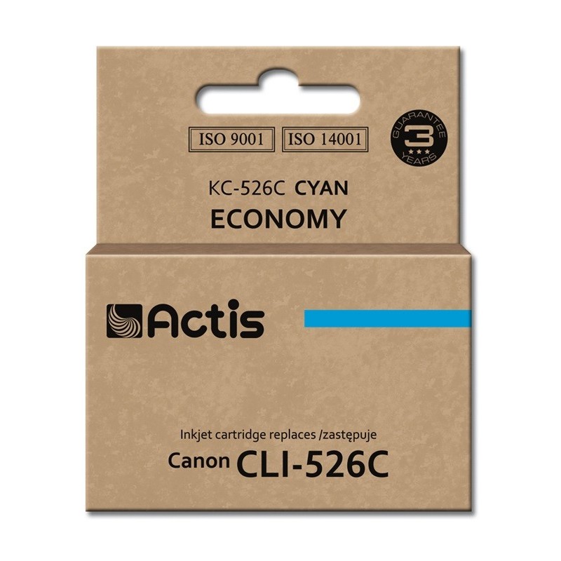 Actis KC-526C cartuccia d'inchiostro 1 pz Compatibile Resa standard Ciano