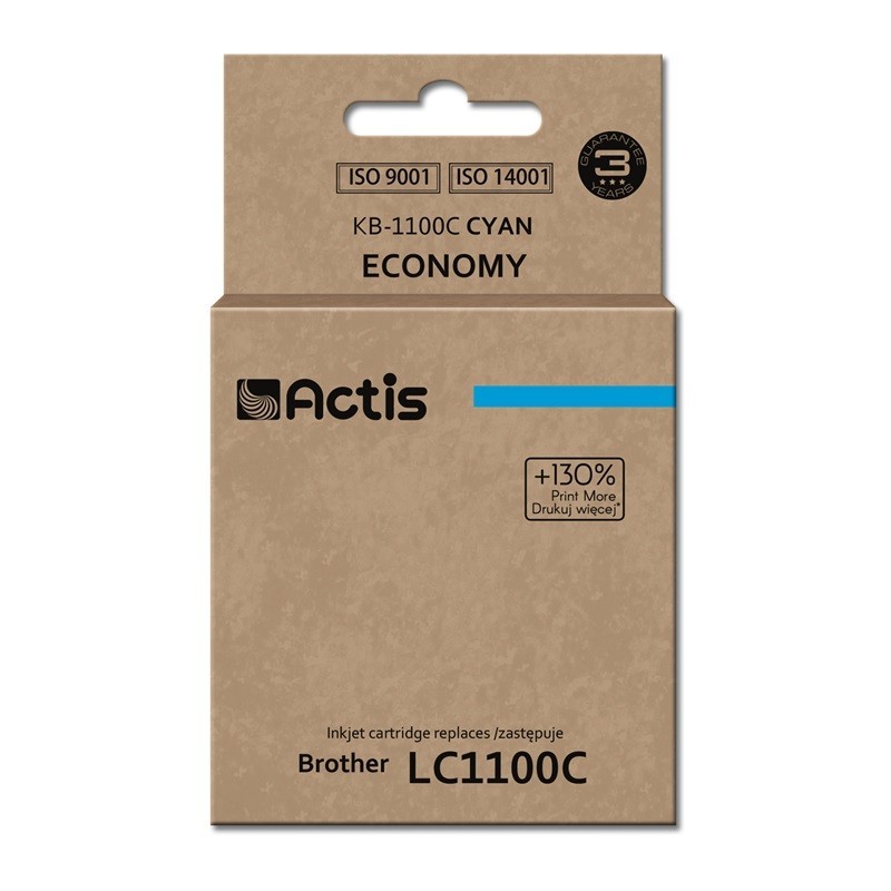 Actis KB-1100C cartuccia d'inchiostro 1 pz Compatibile Resa standard Ciano