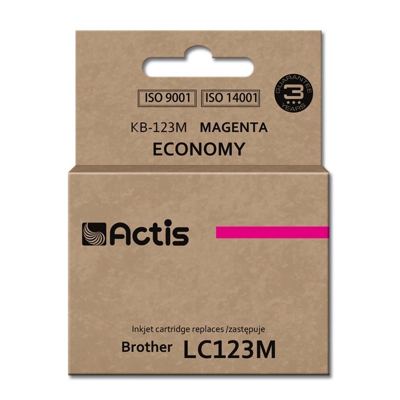 Actis KB-123M cartuccia d'inchiostro 1 pz Compatibile Resa standard Magenta