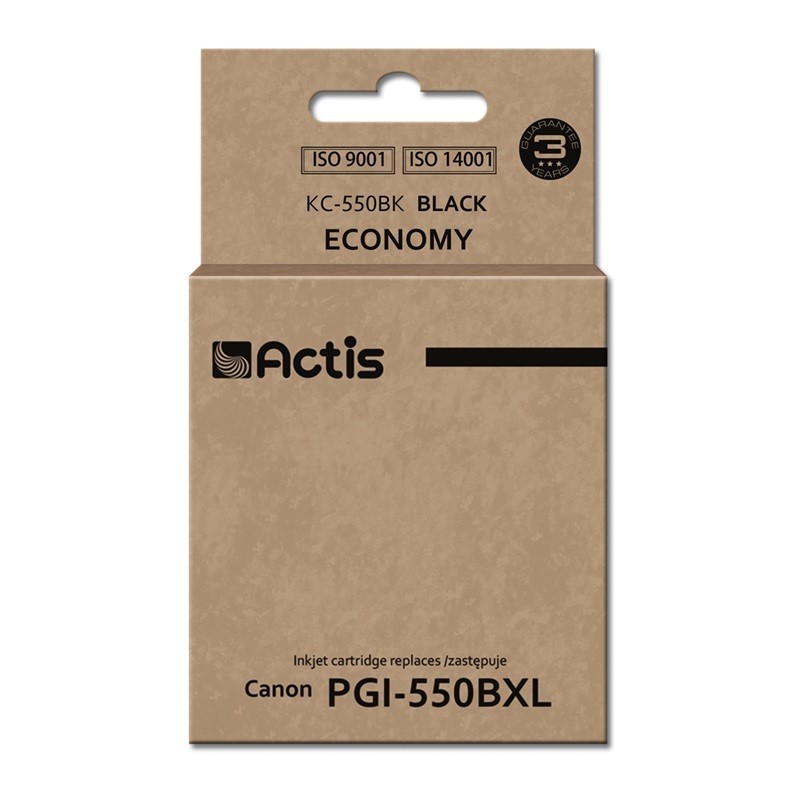 Actis KC-550Bk cartuccia d'inchiostro 1 pz Compatibile Resa standard Nero