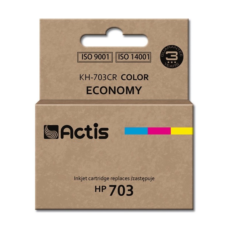 Actis KH-703CR cartuccia d'inchiostro 1 pz Compatibile Resa standard Ciano, Magenta, Giallo