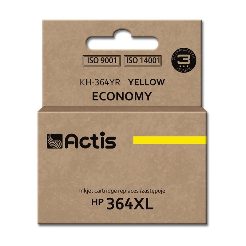 Actis KH-364YR cartuccia d'inchiostro 1 pz Compatibile Resa standard Giallo