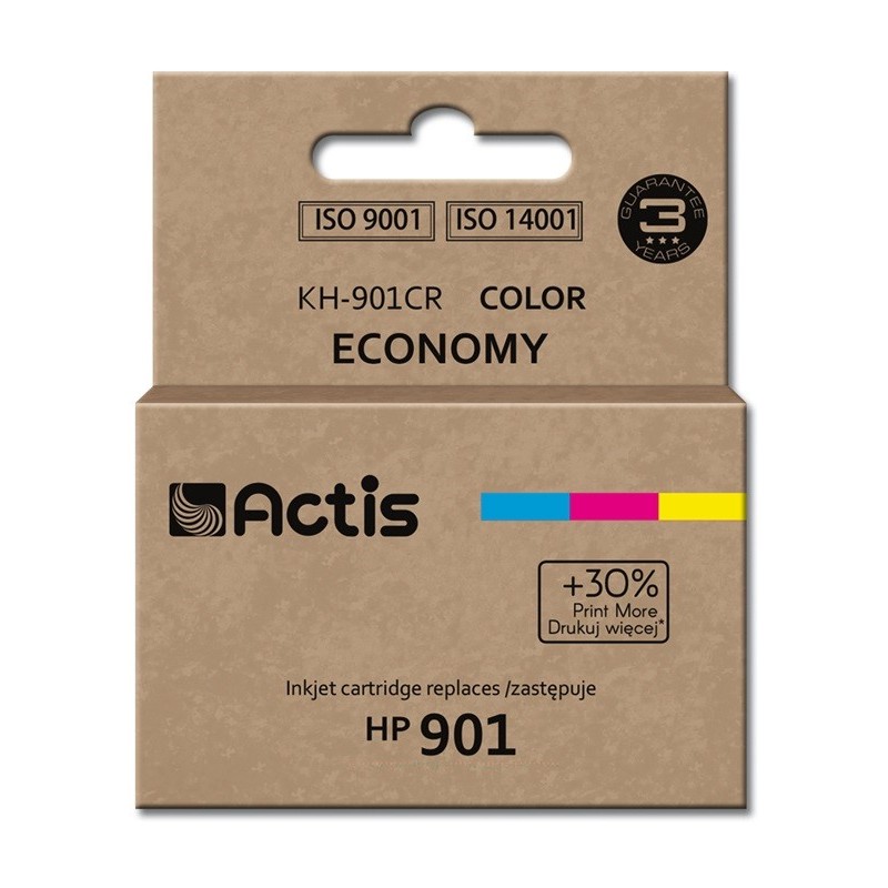 Actis KH-901CR cartuccia d'inchiostro 1 pz Compatibile Resa standard Ciano, Magenta, Giallo