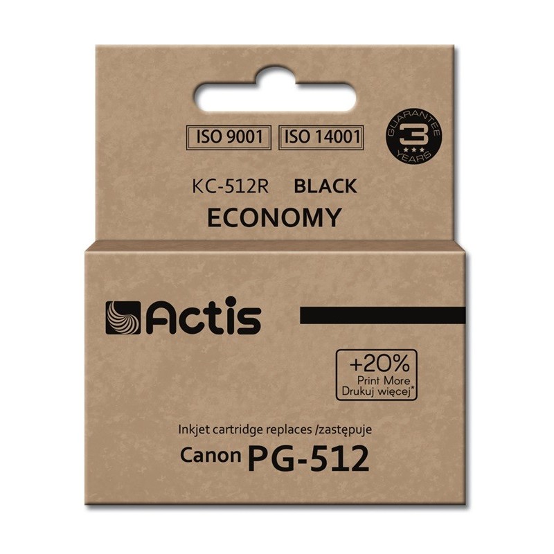 Actis KC-512R cartuccia d'inchiostro 1 pz Compatibile Resa standard Nero