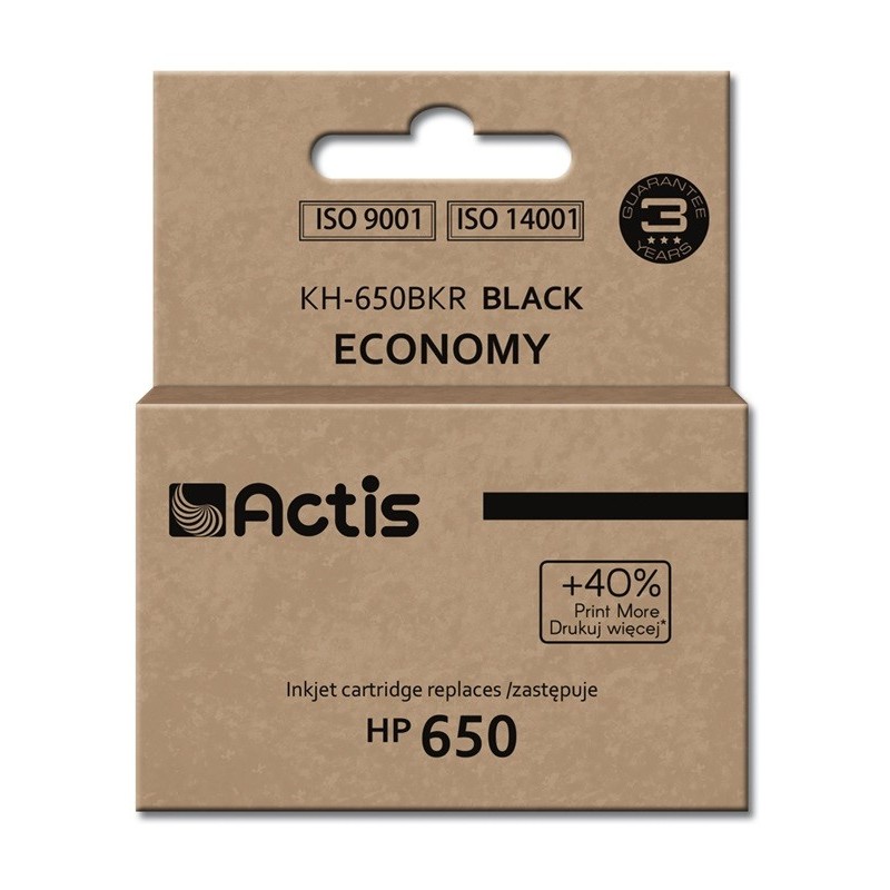 Actis KH-650BKR cartuccia d'inchiostro 1 pz Compatibile Resa standard Nero