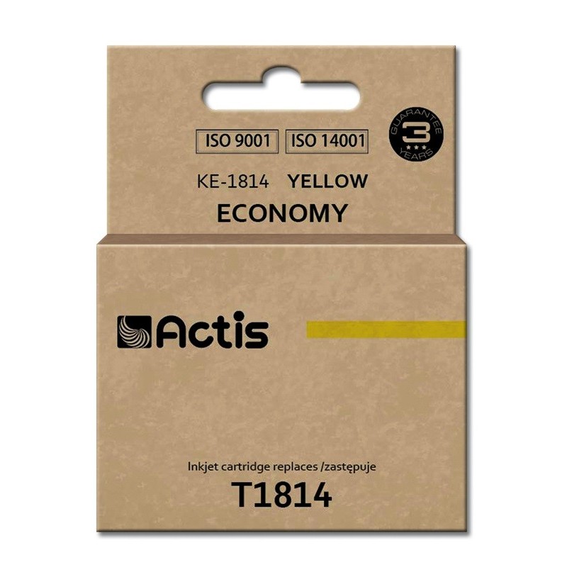 Actis KE-1814 cartuccia d'inchiostro 1 pz Compatibile Resa standard Giallo