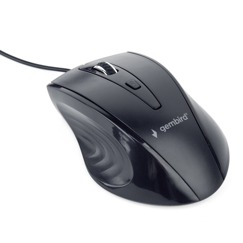 Gembird MUS-4B-02 mouse Mano destra USB Ottico 1200 DPI