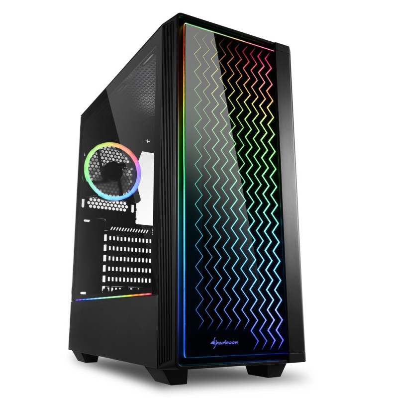 Sharkoon RGB LIT 200 Midi Tower Nero