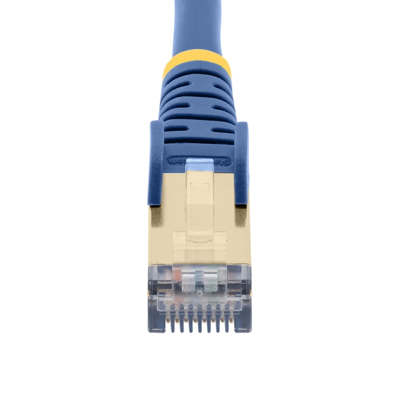 StarTech.com Cavo patch CAT6a da 1,5 m - Schermato (STP) - Filo di rame al 100% - Connettore antistrappo - Blu