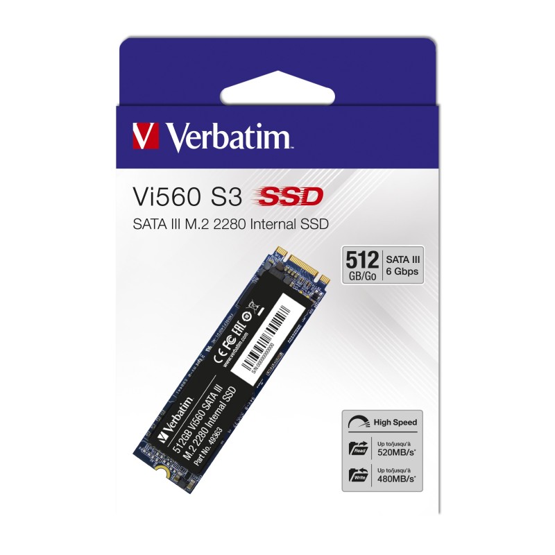 Verbatim Vi560 S3 M.2 SSD 512 GB