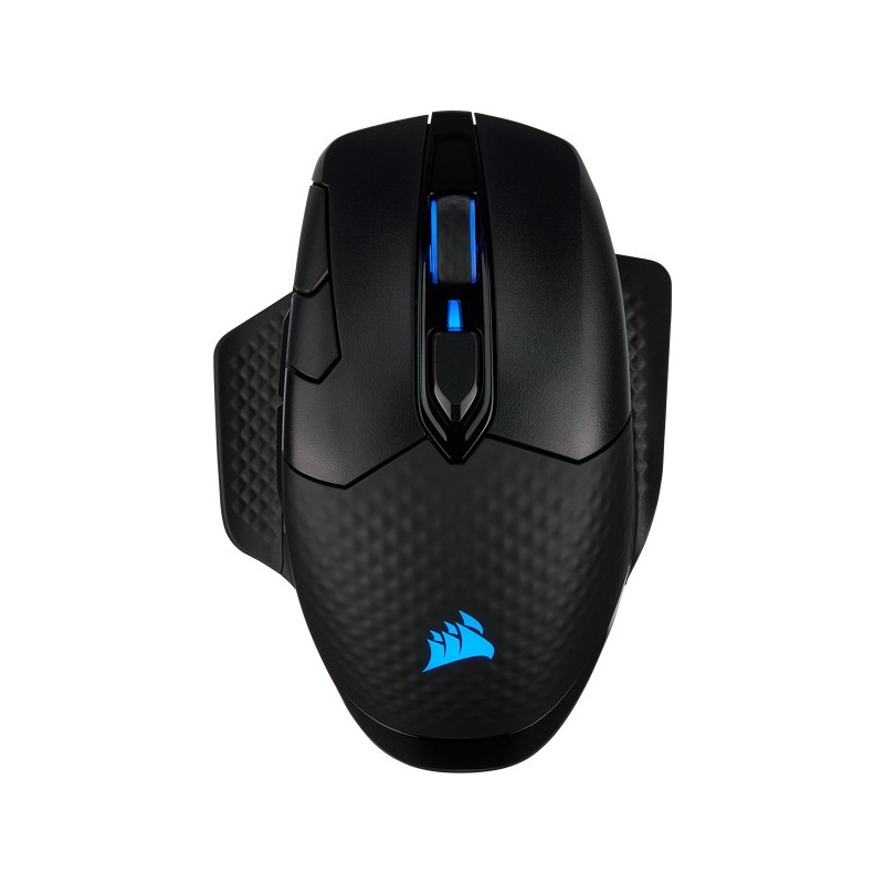 Corsair DARK CORE RGB SE mouse Mano destra RF Wireless + Bluetooth + USB Type-A Ottico 18000 DPI