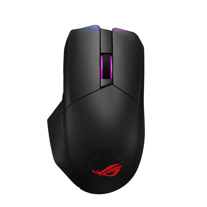 ASUS ROG Chakram mouse Mano destra RF Wireless + Bluetooth + USB Type-A Ottico 16000 DPI