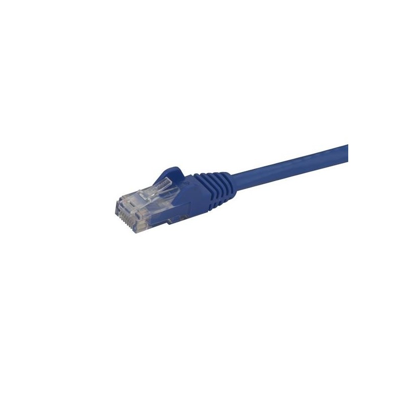 StarTech.com Cavo patch CAT6 1,5 m - Filo di rame al 100% - Connettore antistrappo - Blu