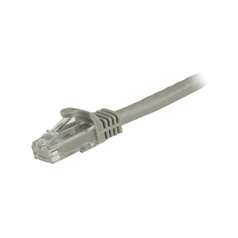 StarTech.com Cavo patch CAT6 1,5 m - Filo di rame al 100% - Connettore antistrappo - Grigio