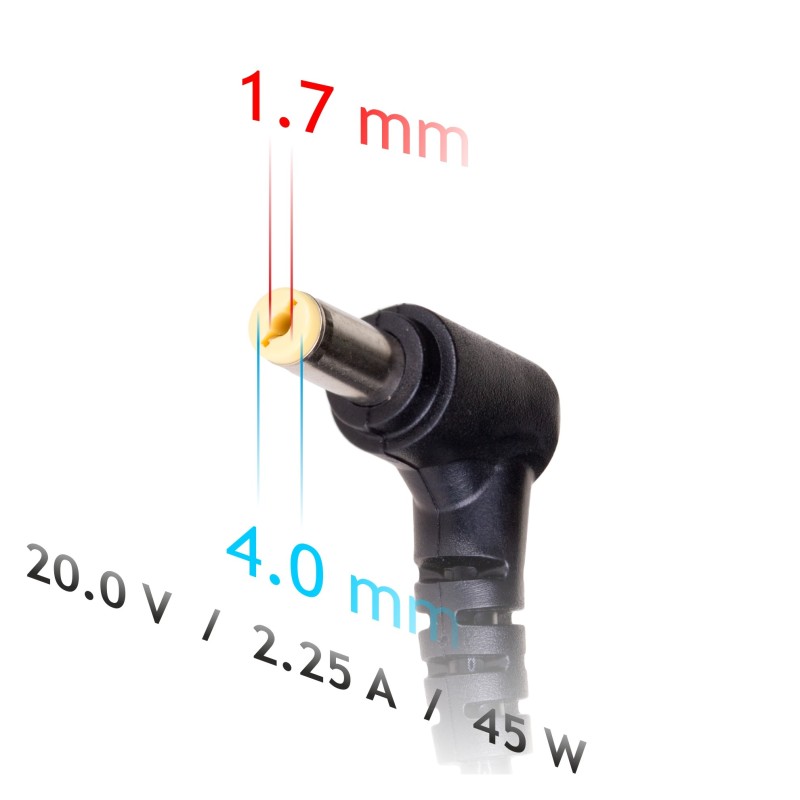 Akyga AK-ND-50 adattatore e invertitore Interno 45 W Nero