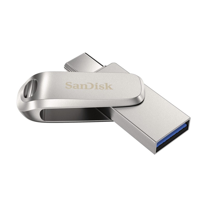 SanDisk Ultra Dual Drive Luxe unità flash USB 256 GB USB Type-A   USB Type-C 3.2 Gen 1 (3.1 Gen 1) Acciaio inossidabile