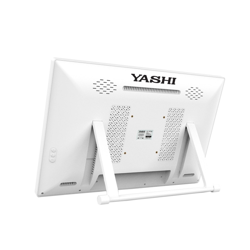 YASHI YZ1609 Monitor PC 39,6 cm (15.6") 1920 x 1080 Pixel Full HD LED Touch screen Nero, Bianco