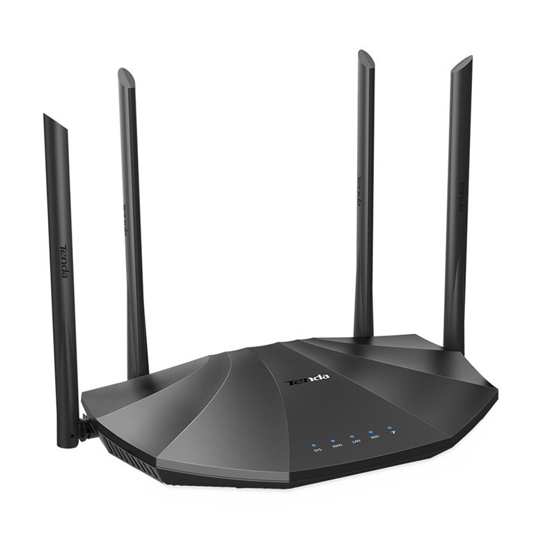 Tenda AC19 router wireless Gigabit Ethernet Dual-band (2.4 GHz 5 GHz) Nero