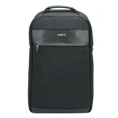 Mobilis PURE BACKPACK 39,6 cm (15.6") Zaino Nero, Argento