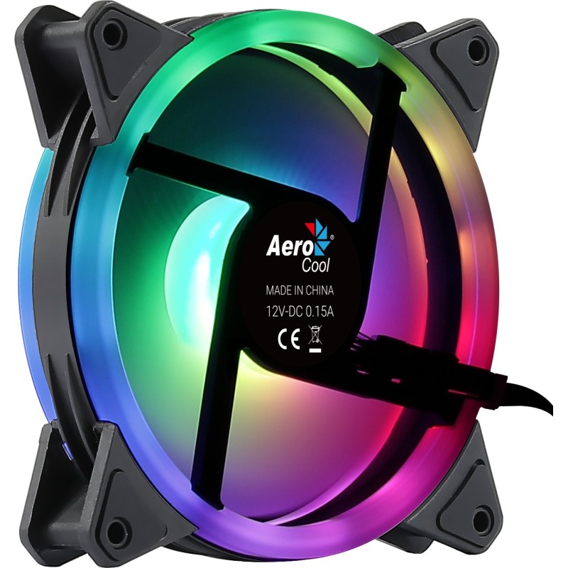 Aerocool Duo 12 Case per computer Ventilatore 12 cm Nero