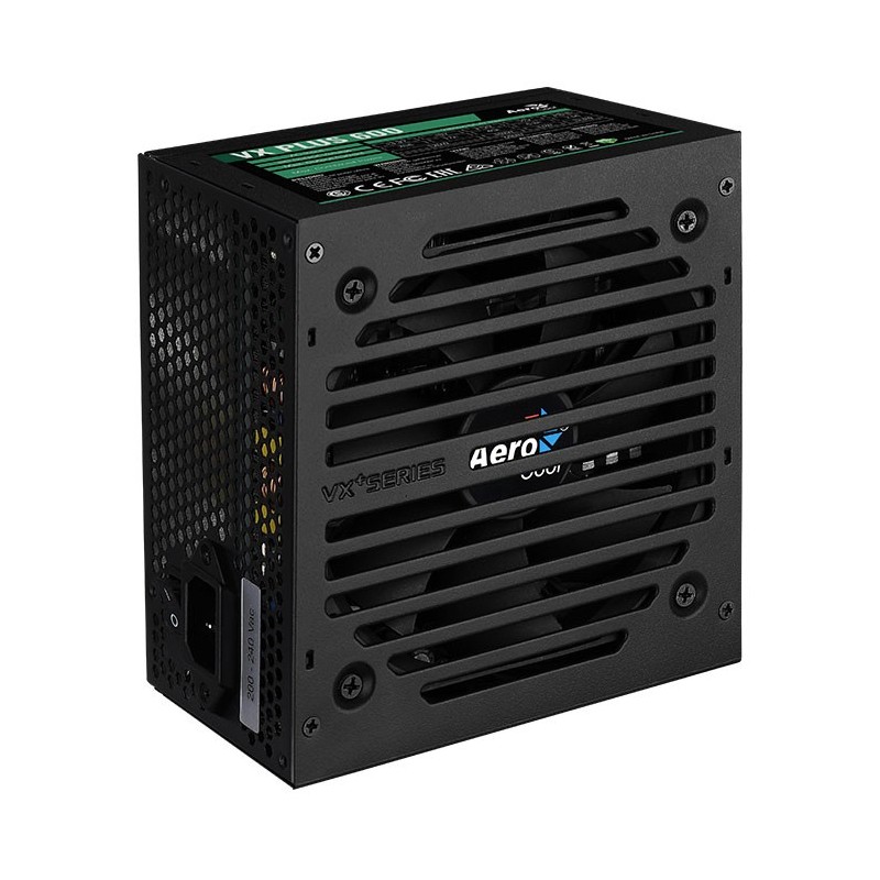 Aerocool VX PLUS 600 alimentatore per computer 600 W 20+4 pin ATX ATX Nero