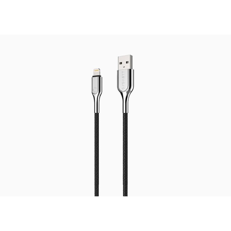 Cygnett CY2669PCCAL cavo Lightning 1 m Nero, Acciaio inossidabile