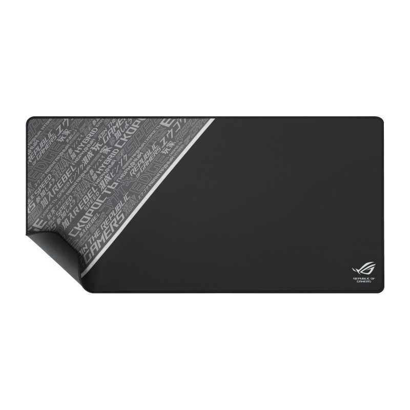 ASUS ROG Sheath BLK LTD Tappetino per mouse per gioco da computer Nero, Grigio, Bianco