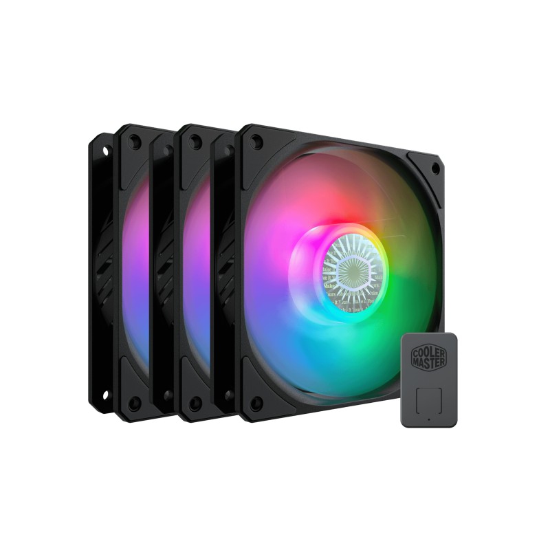 Cooler Master SickleFlow 120 ARGB Case per computer Ventilatore 12 cm Nero 3 pz