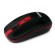 Nilox WIRELESS BLACK RED 1000 DPI mouse Wi-Fi Ottico 1600 DPI